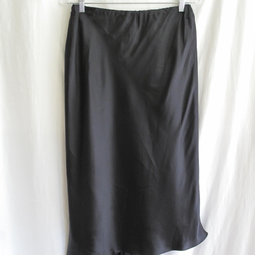 VISION APPAREL 100% SILK ASYMMETRICAL SILK SKIRT